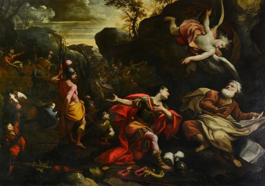 Giovanni Anastasi - Melchisedec benedice Abramo, Pinacoteca Diocesana (Senigallia)